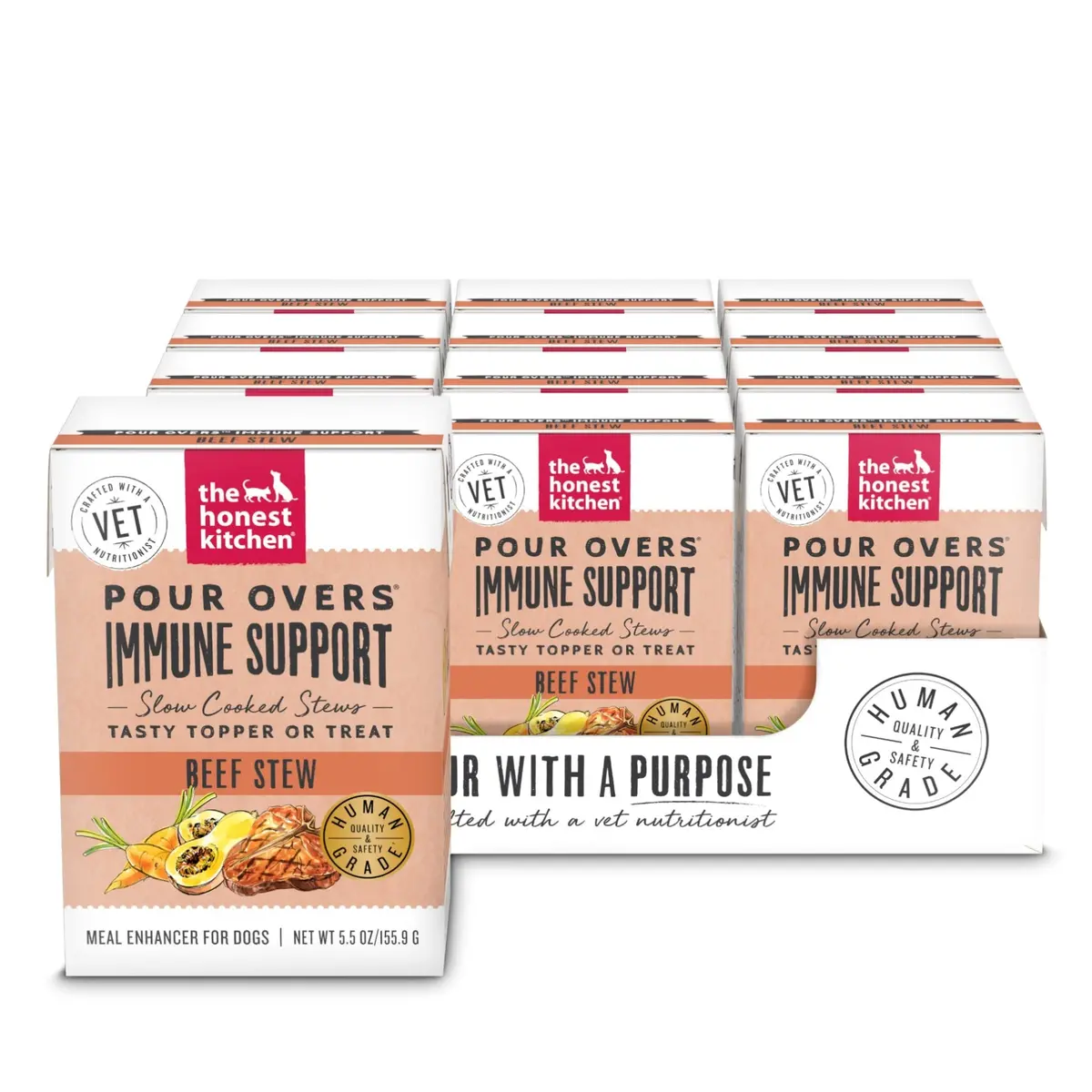 Honest Kitchen Pour Over Immunity Beef 5.5Oz 1