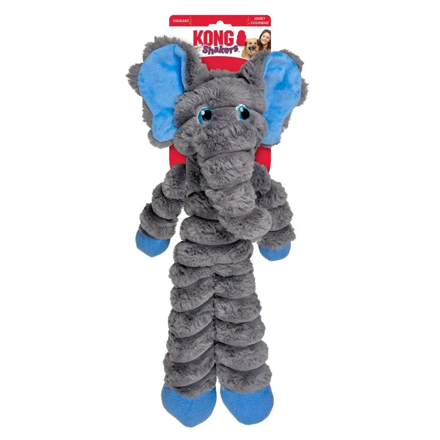 Kong Shakers Crumple Elephant Grey Xl 1