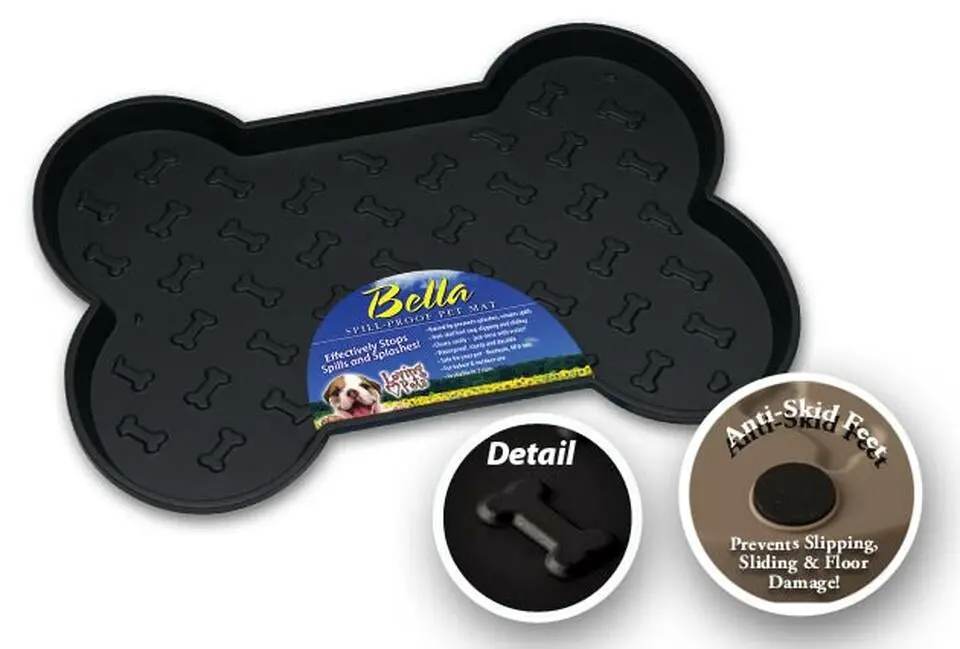 Loving Pet Spill Proof Mat Black 1