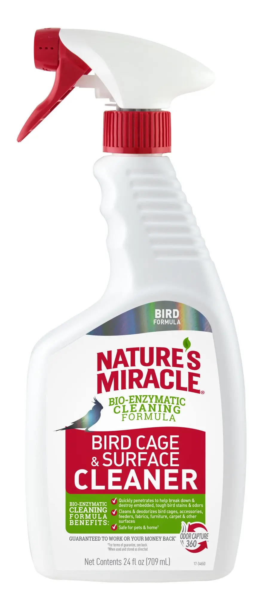 Nature's Miracle Bird Cage & Surface Cleaner 24Oz 1