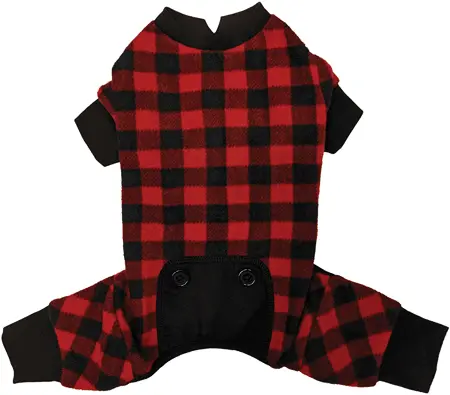 Fashion Pet Buffalo Plaid Red Pj's 1