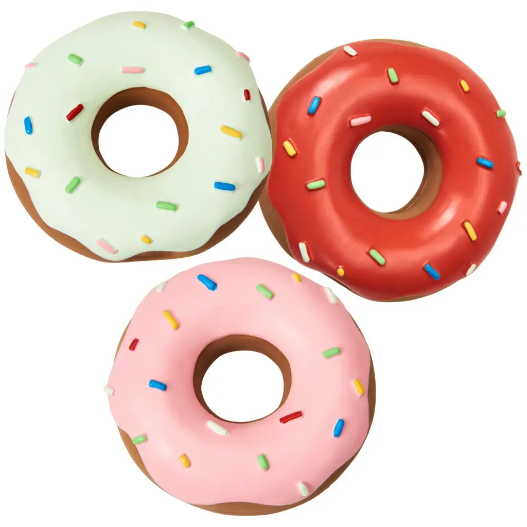 Fashion Pet Cosmo Latex Donut Dog Toy 1