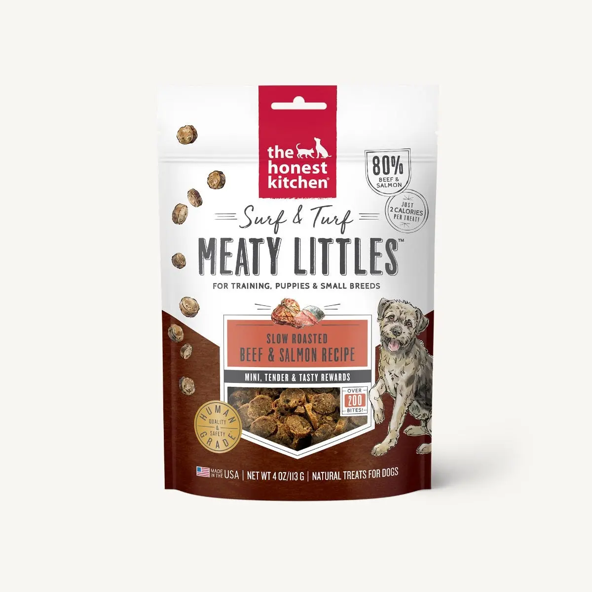 Honest Kitchen Surf & Turf Meaty Littles Beef 4Oz 1