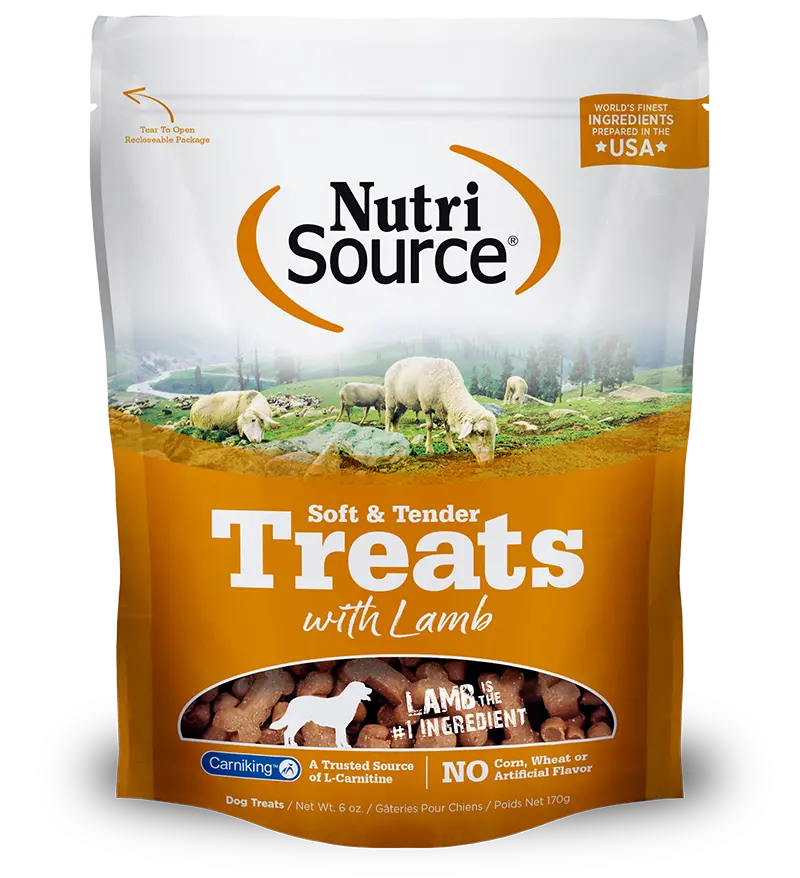 Nutrisource Dog Treat Soft Tender Lamb 1