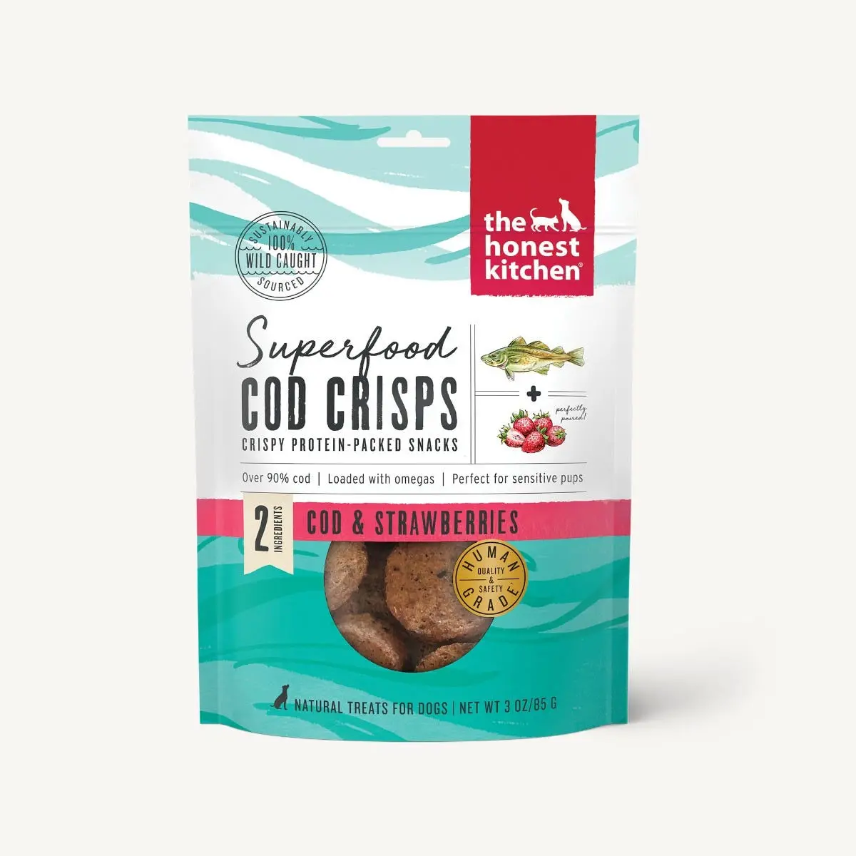 The Honest Kitchen Superfood Cod Crisps 3Oz 1