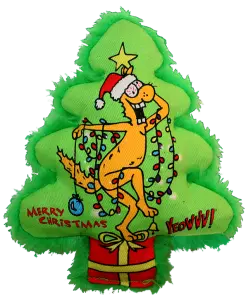 Yeow Catnip Kris Kringle Tree Toy 1
