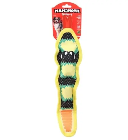 Mammoth Squeaky Snake Dog Toy 1