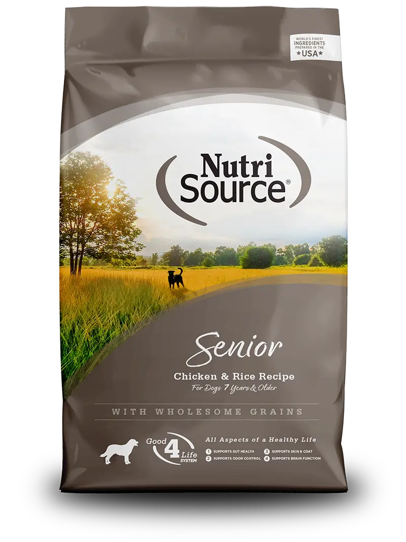 Nutrisource® Senior Chicken & Rice Recipe Dog Food 1