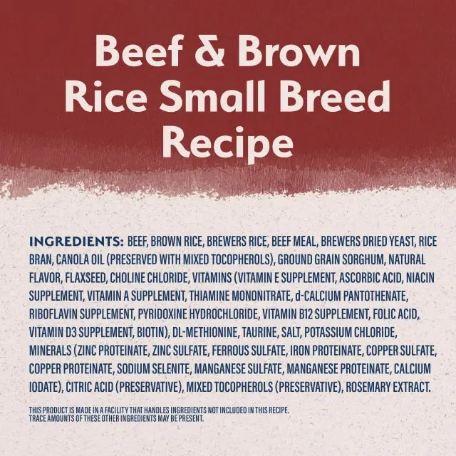 Natural Balance Limited Ingredient Diet Beef & Brown Rice Small Breed Recipe Dry Dog Food 2