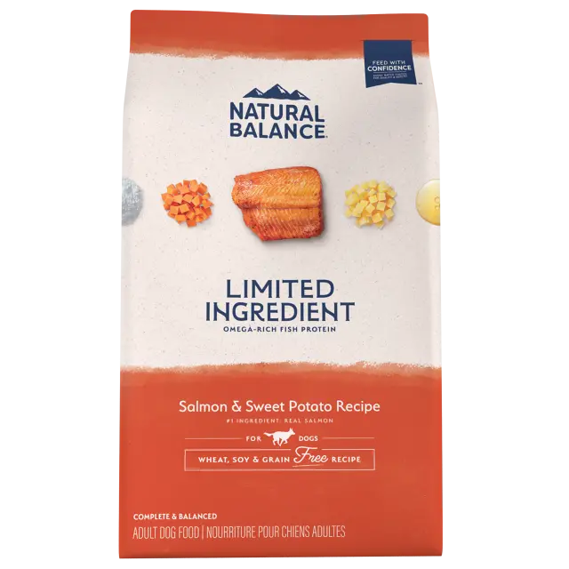Natural Balance Limited Ingredient Diet Grain Free Salmon & Sweet Potato Recipe Dry Dog Food 1