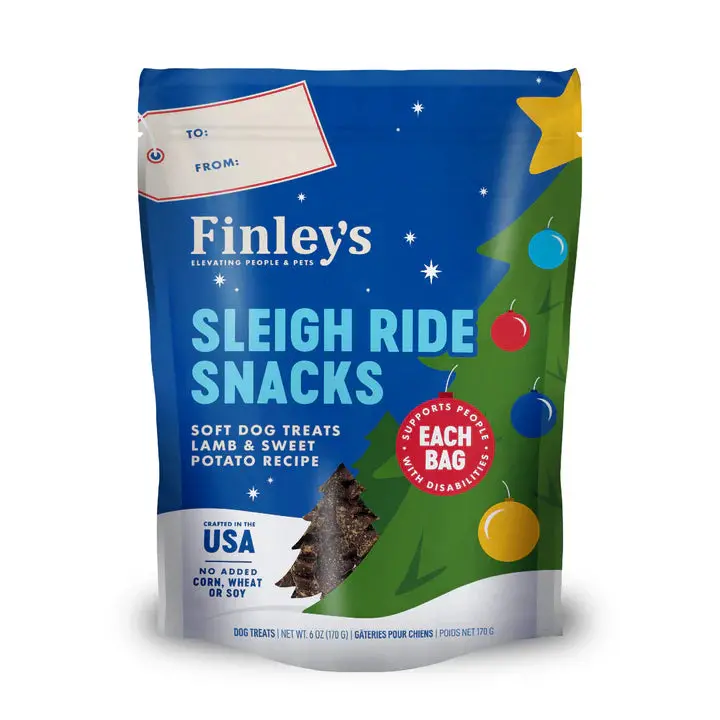 Finley's Sleigh Ride Snacks Lamb & Sweet Potato Recipe Dog Treats (Copy) 1