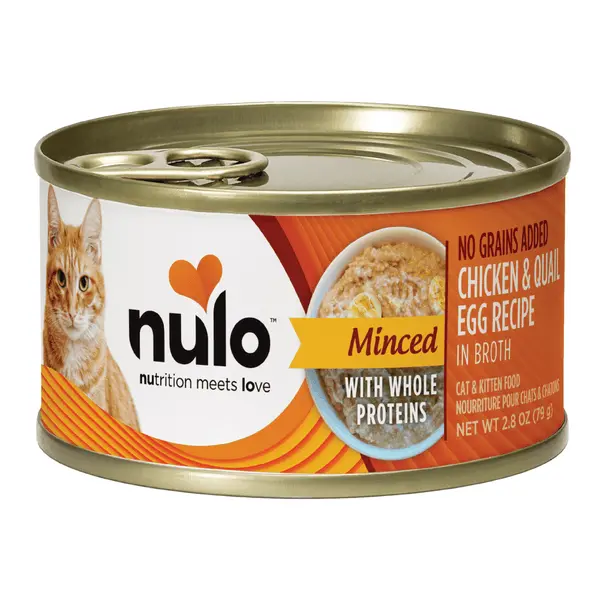 Nulo Cat & Kitten Minced Chicken With Whole Quail Egg Recipe 1