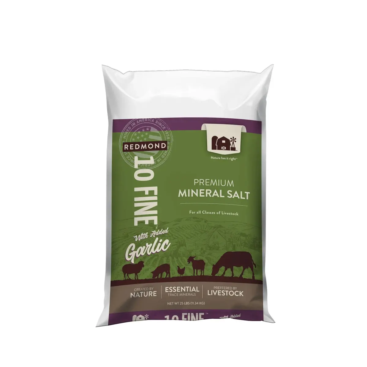 Redmond Mineral Salt 10 Fine With Garlic 2