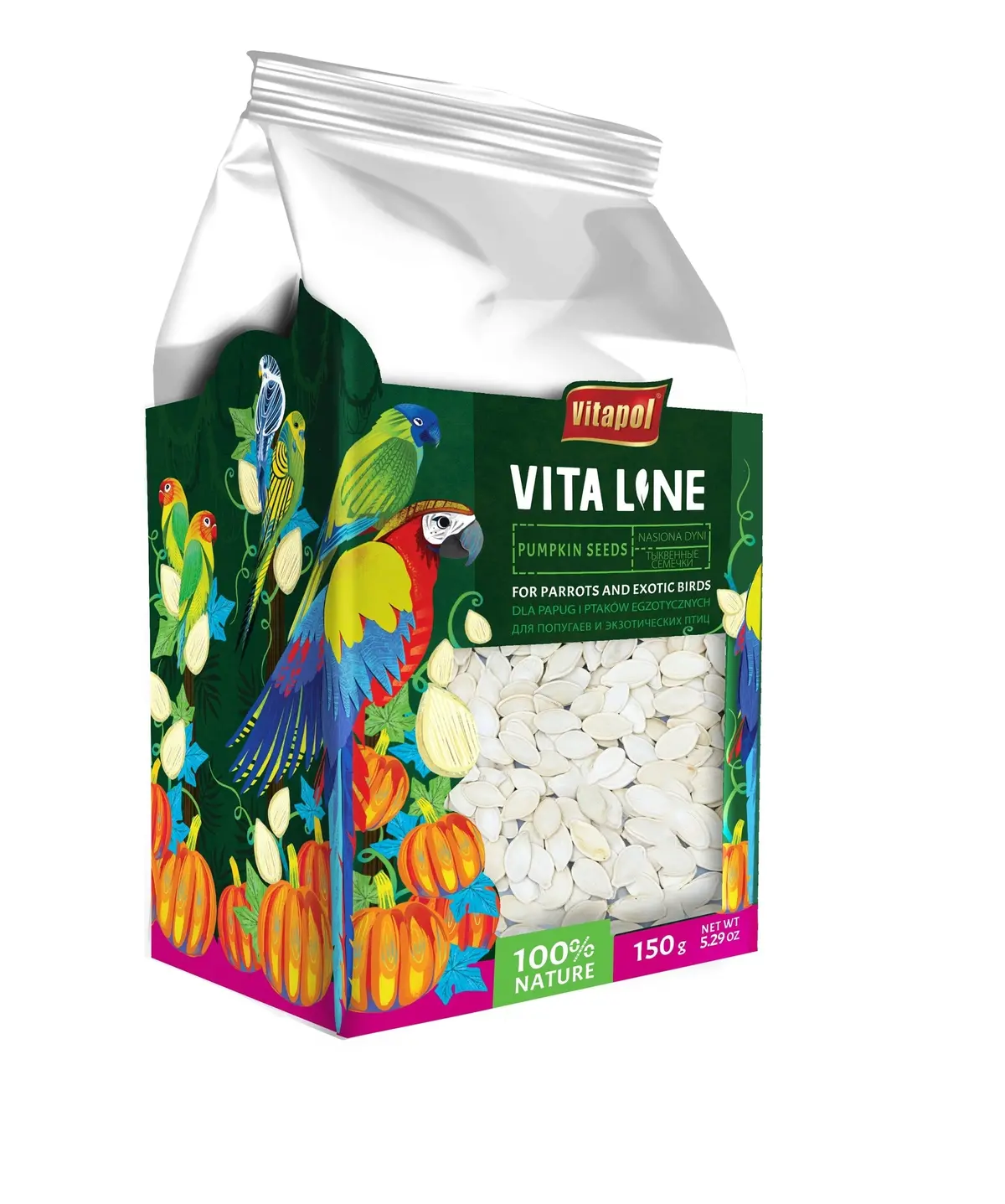 A&E Cage Vitapol 	Vitaline Pumpkin Seeds For Parrots & Exotic Birds 1