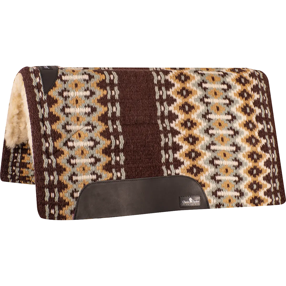 Classic Equine Sensorflex Wool Straight Top Saddle Pad 1