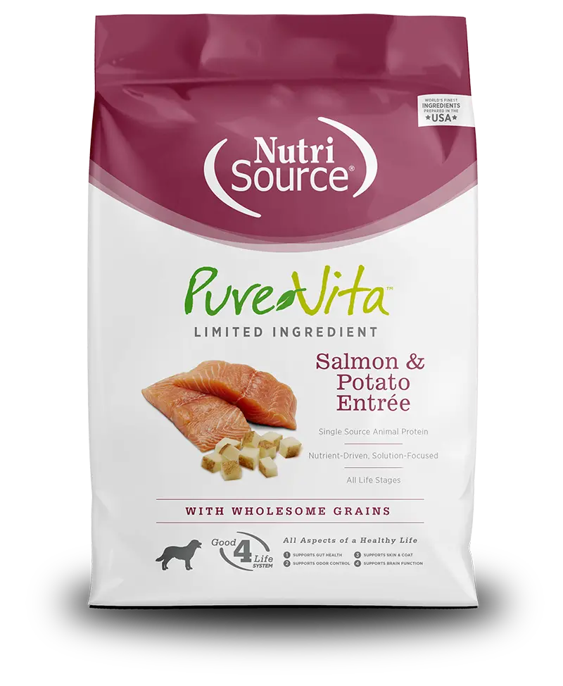 Nutrisource® Purevita™ Limited Ingredient Salmon & Potato Entrée Dog Food 1