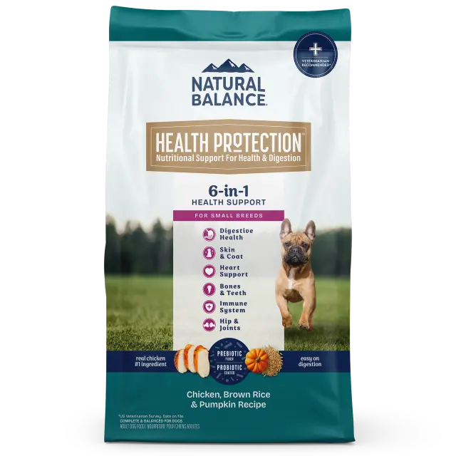 Natural Balance Chicken, Brown Rice & Pumpkin Small Breed Recipe Dry Dog Food 1