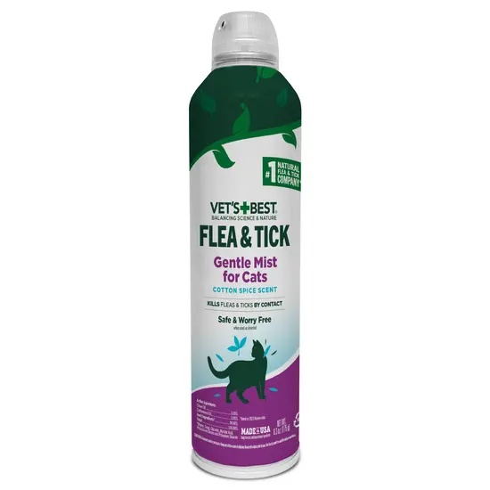 Vet's Best Flea And Tick Cat Gentle Mist – Cotton Spice Scent 1