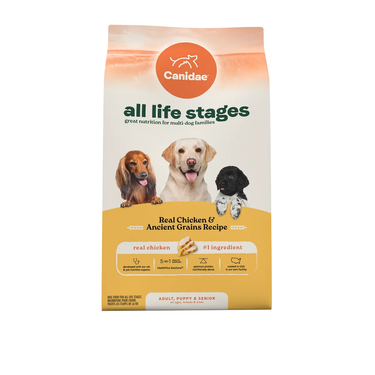 Canidae All Life Stages Dry Dog Food Real Chicken & Ancient Grains Recipe 1