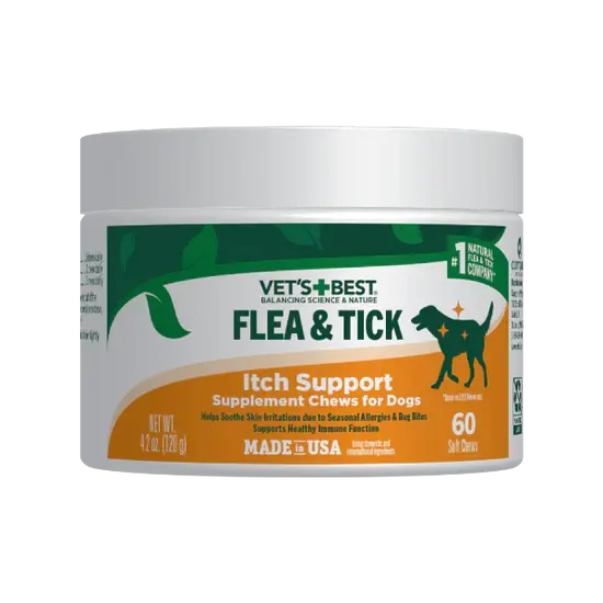 Vet's Best Flea & Tick Itch Support Soft Chews For Dogs 1