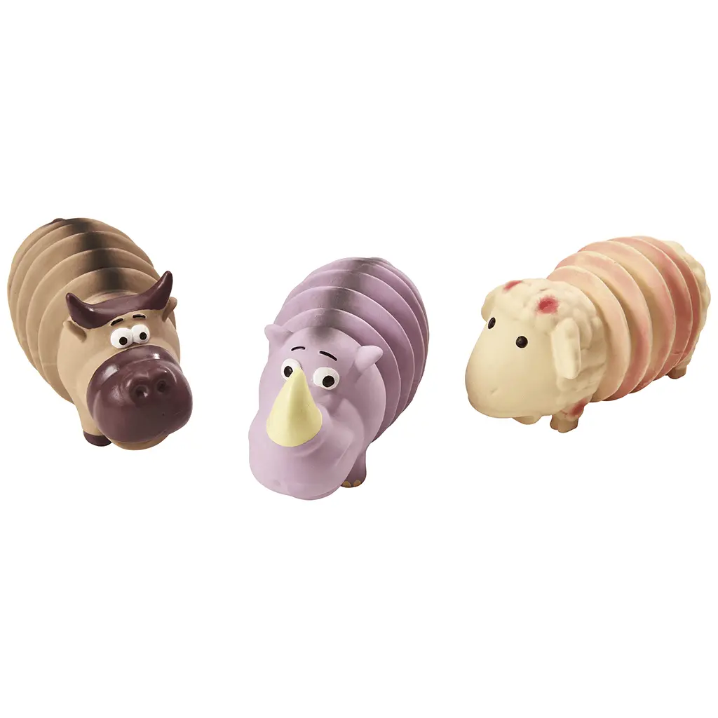 Ethical Pet Spot Latex Animals Assorted Dog Toy 1