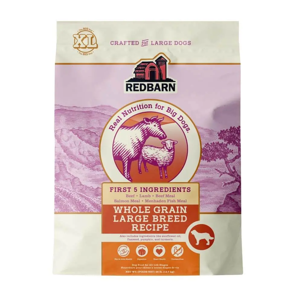 Redbarn Whole Grain Large Breed Recipe Dog Food 1