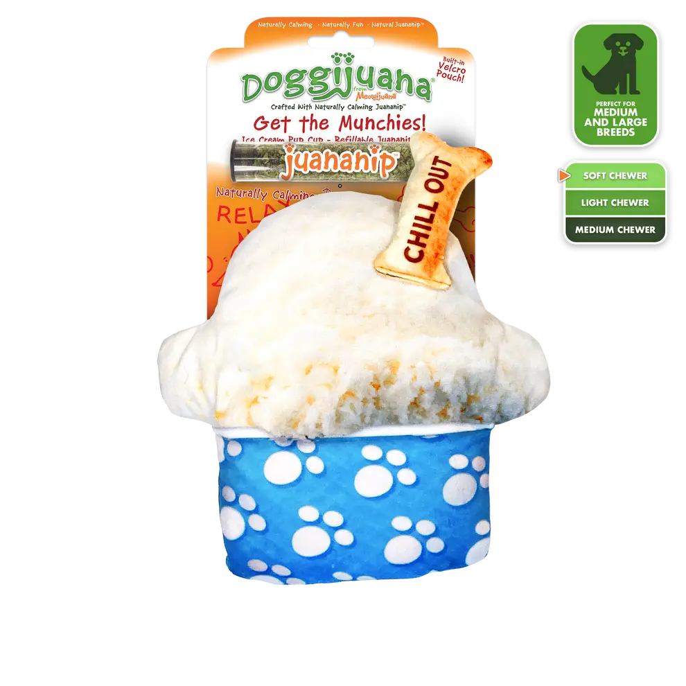 Doggijuana Get The Munchies Refillable Ice Cream Pup Cup Toy 1