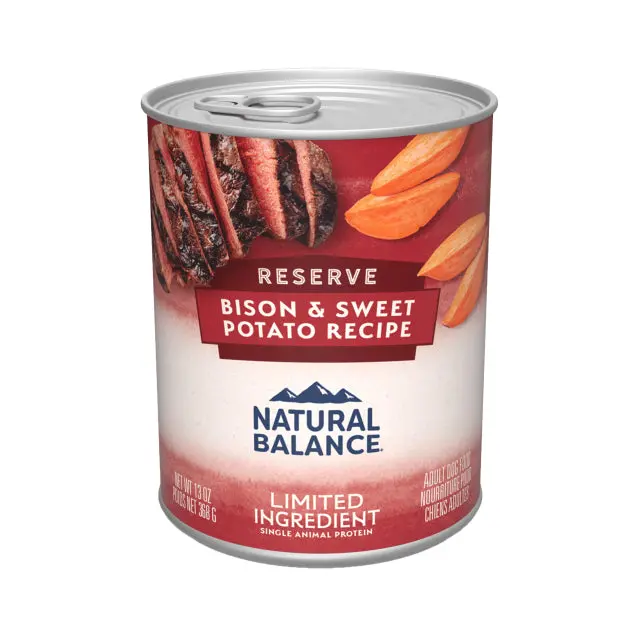 Natural Balance Limited Ingredient Bison & Sweet Potato Recipe Paté Dog Food 1