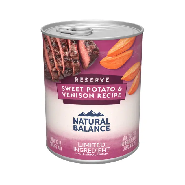 Natural Balance Limited Ingredient Sweet Potato & Venison Recipe Paté Dog Food 1