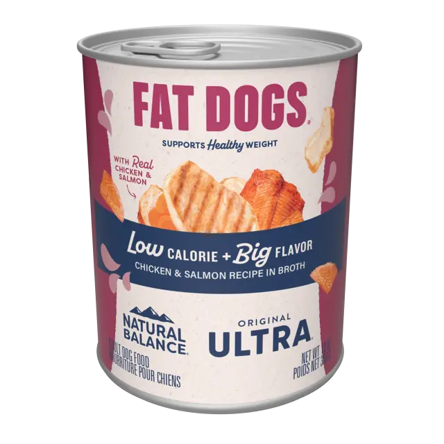 Natural Balance Fat Dogs Chicken & Salmon Recipe In Broth Dog Food 1
