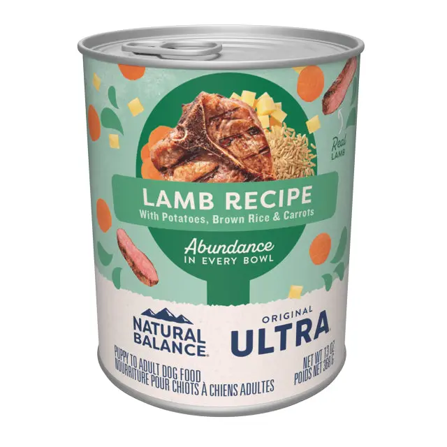 Natural Balance Original Ultra Lamb Recipe Paté Dog Food 1