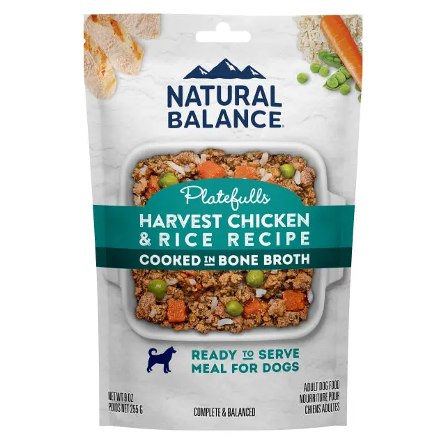Natural Balance Platefulls Harvest Chicken & Rice Recipe Wet Dog Food 1