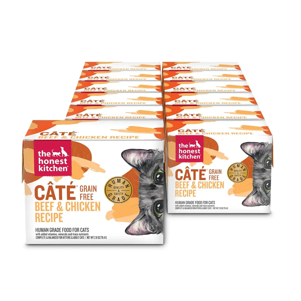 The Honest Kitchen Câté Grain Free Beef & Chicken Pâté Wet Cat Food 1