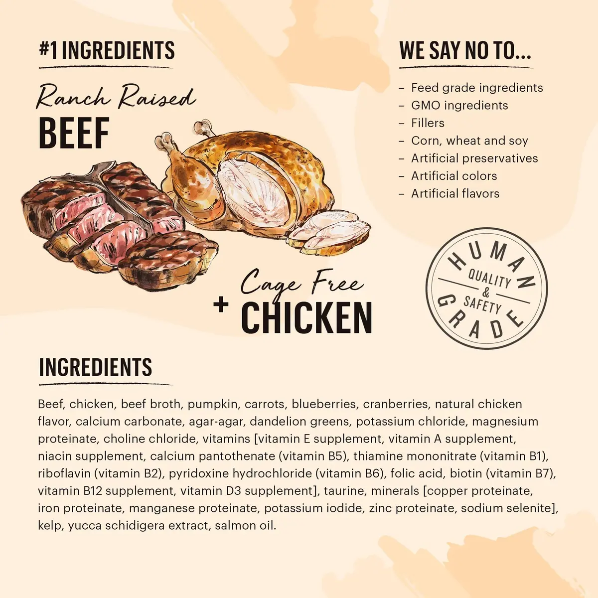 The Honest Kitchen Câté Grain Free Beef & Chicken Pâté Wet Cat Food 2