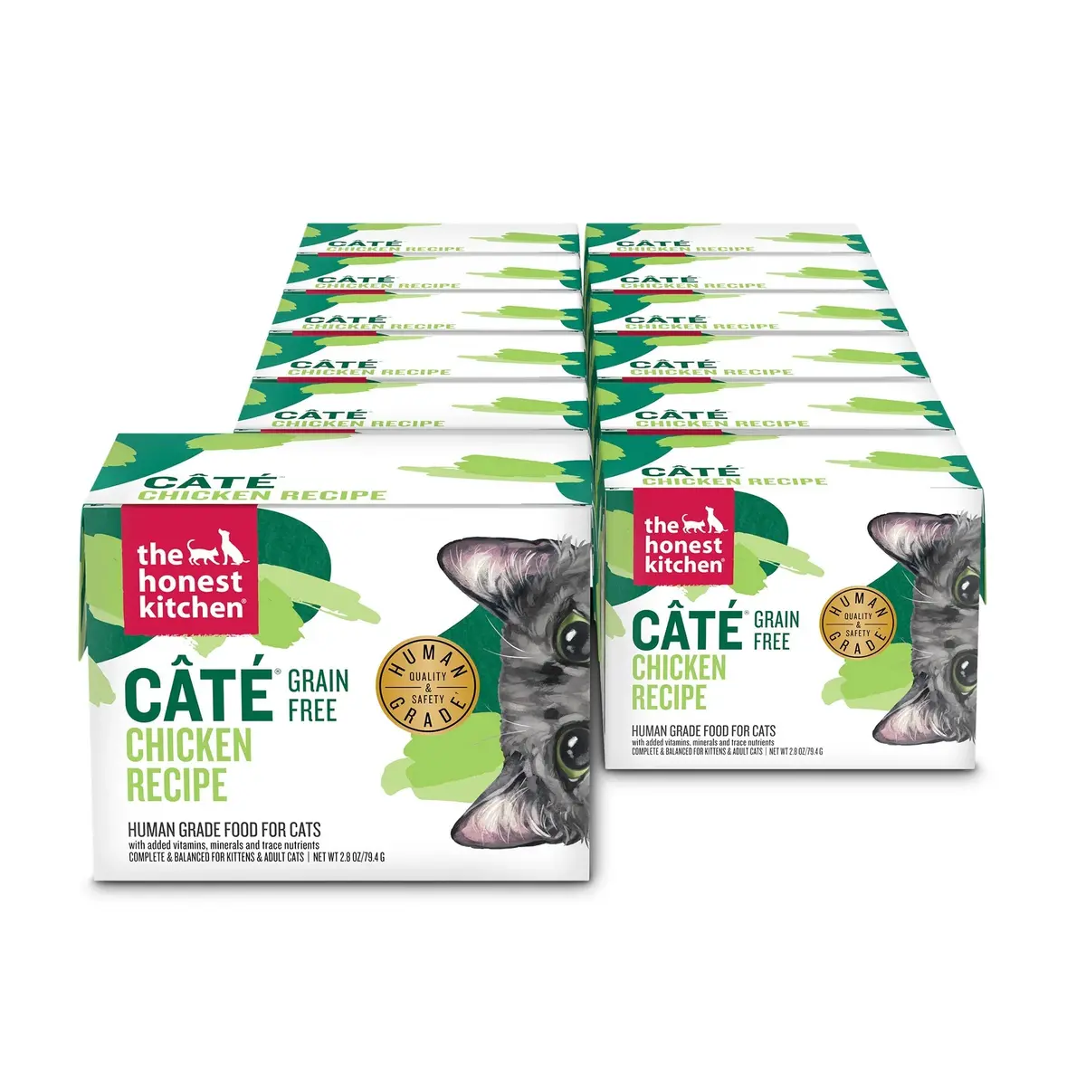 The Honest Kitchen Grain Free Chicken Câté (Pâté) Wet Cat Food 1