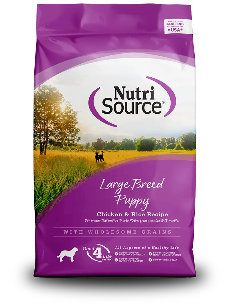 Nutrisource® Large Breed Puppy Recipe Healthy Puppy Food For Large Breeds 1