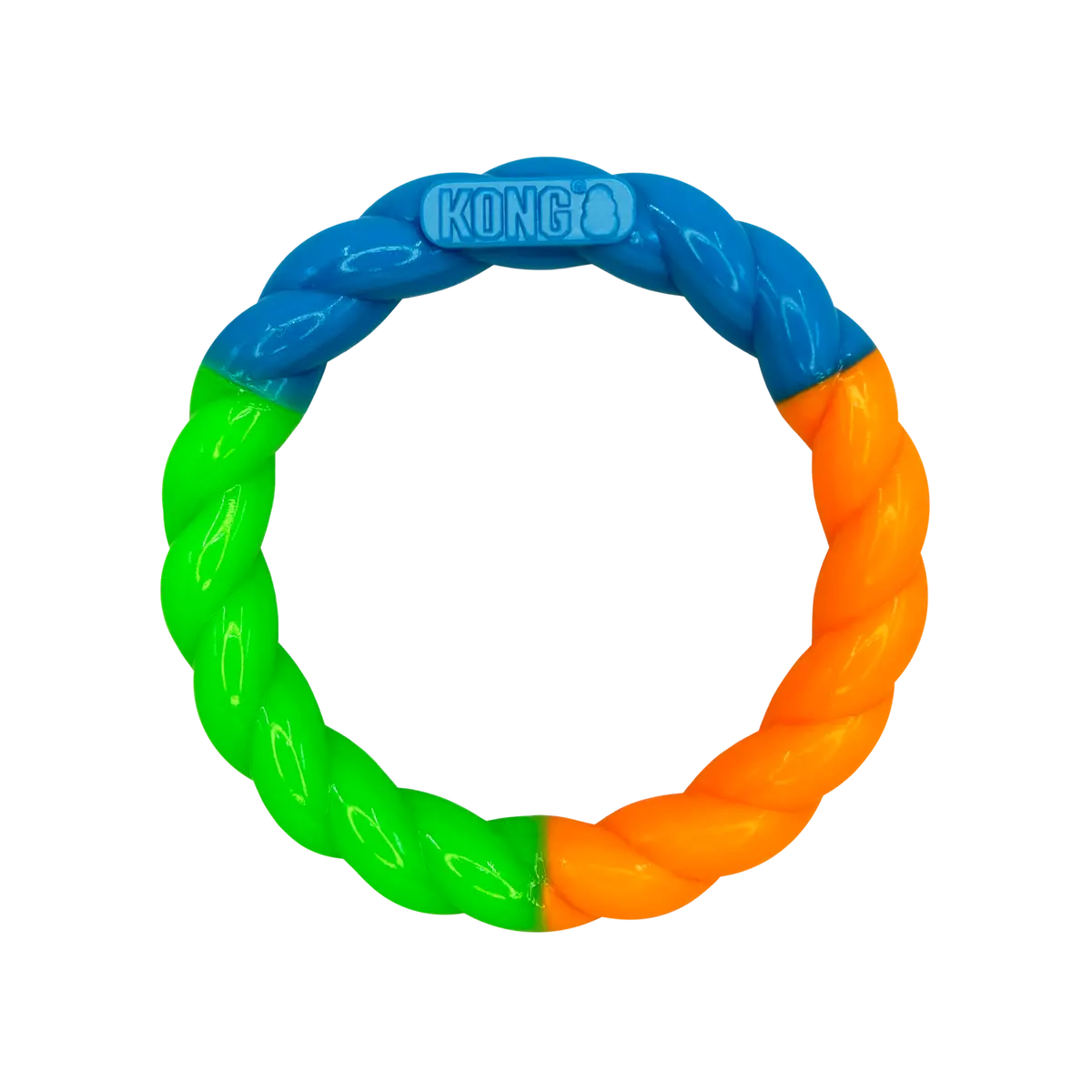 Kong Twistz High Viz Ring Dog Toy 1