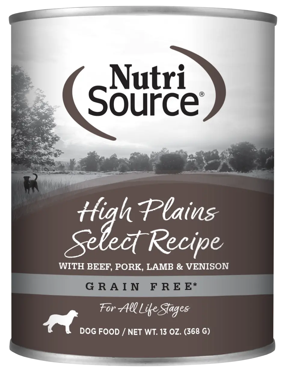 Nutrisource® High Plains Select Healthy Grain Free Wet Dog Food 1