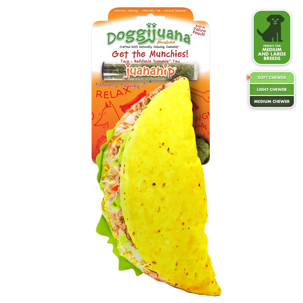 Doggijuana Get The Munchies Refillable Taco Toy 1
