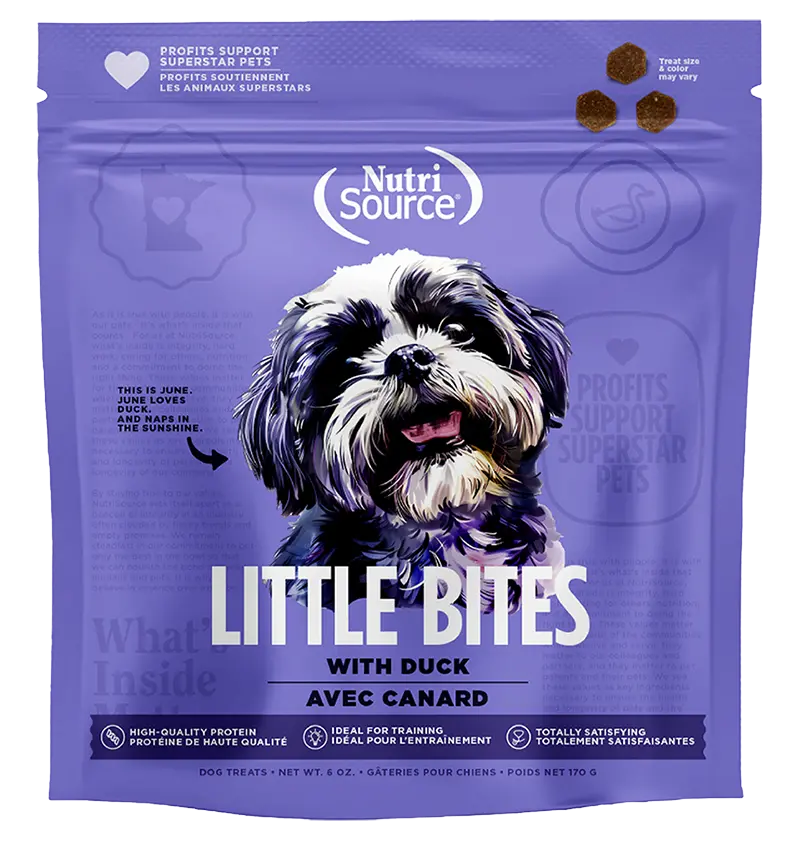 Nutrisource Duck Little Bites Dog Treats 1