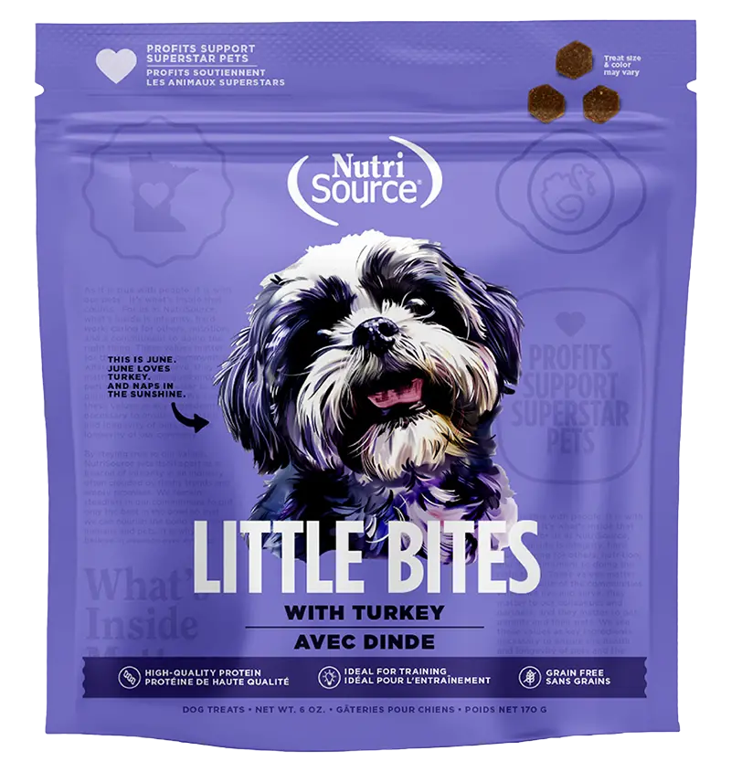Nutrisource Grain Free Turkey Little Bites Dog Treats 1