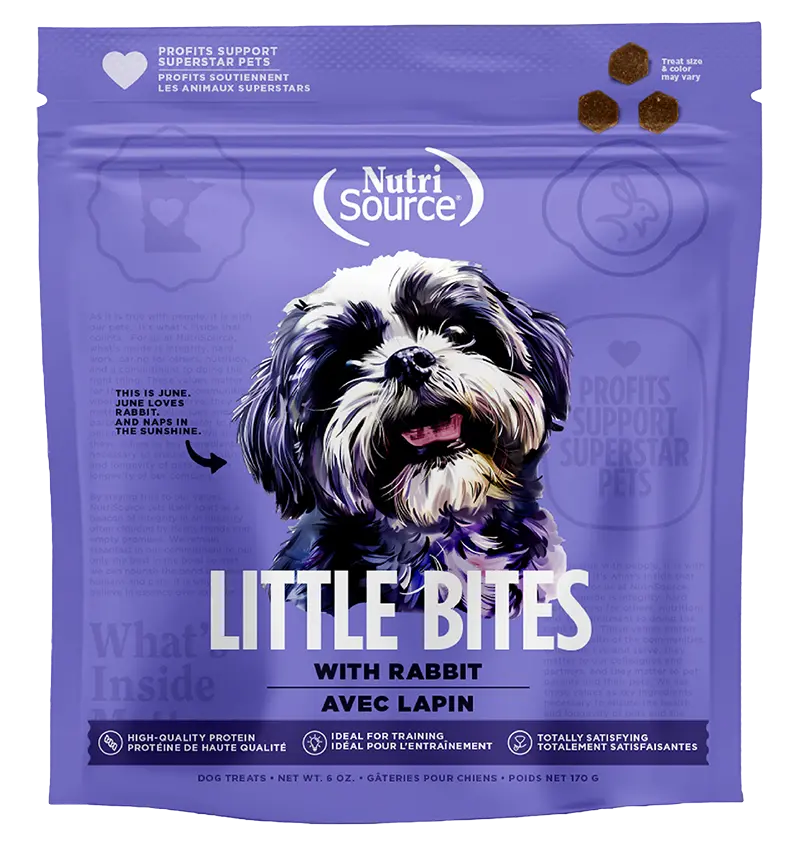 Nutrisource Rabbit Little Bites Dog Treats 1