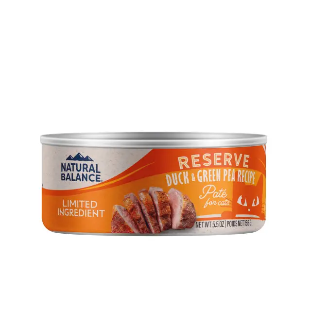 Natural Balance Limited Ingredient Reserve Duck & Green Pea Formula Cat Food 1