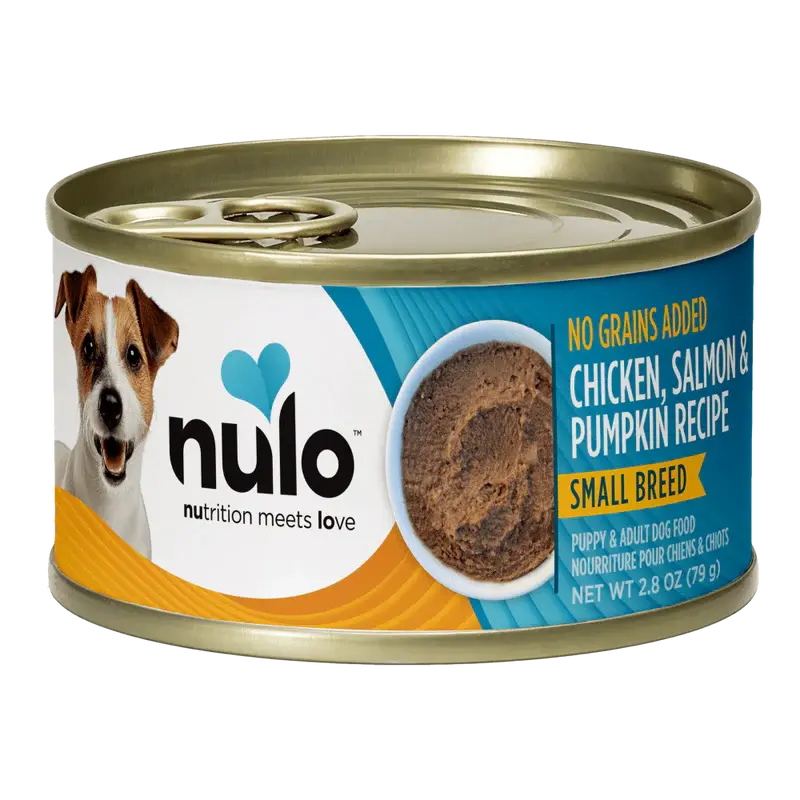 Nulo Small Breed Pate For Puppy & Adult Chicken, Salmon & Pumpkin Recipe For Dogs 1