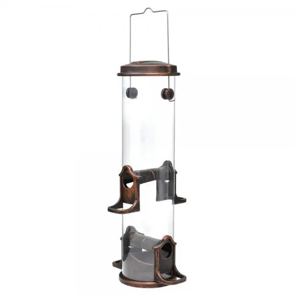 Backyard Essentials Standard Seed Tube Feeder Antique Copper 1
