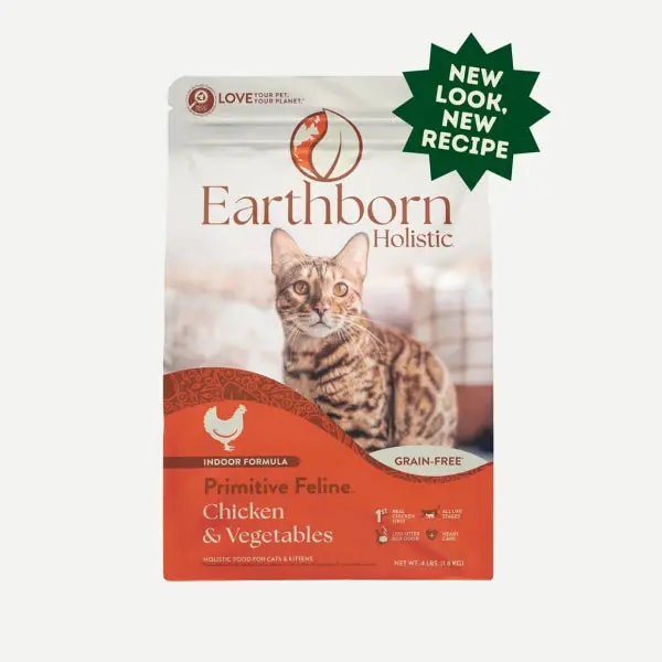 Earthborn Holistic Grain Free Primitive Feline™ Chicken & Vegetables Dry Cat Food 1