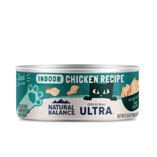 Natural Balance Indoor Chicken Recipe Paté Wet Cat Food 1