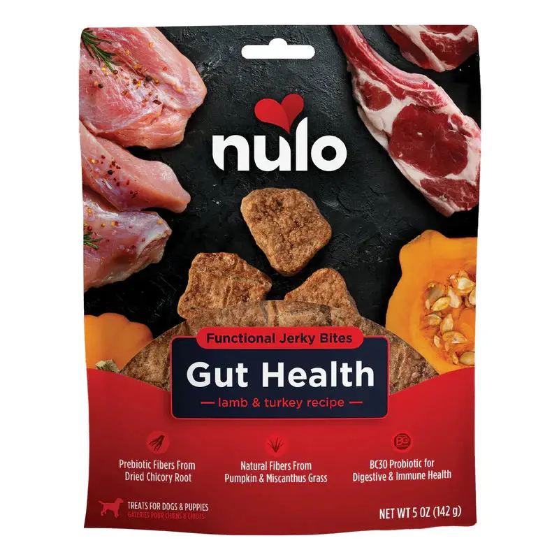 Nulo Functional Jerky Gut Health Lamb & Turkey Dog Treats 1