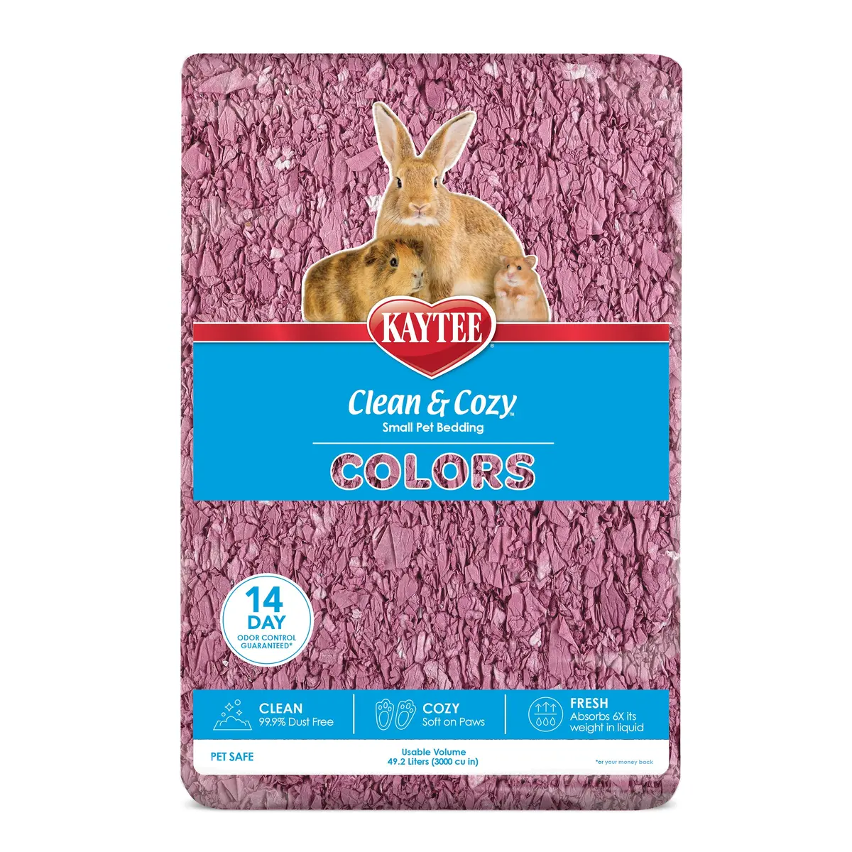Kaytee Clean & Cozy Colors Plum Bedding 2
