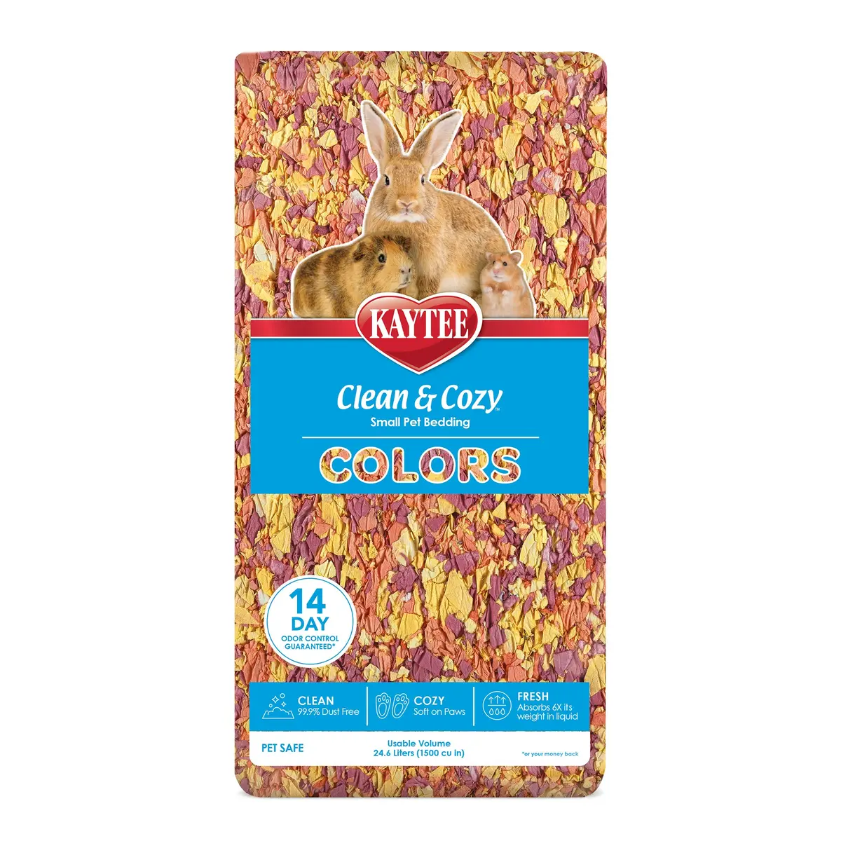 Kaytee Clean & Cozy Colors Sunset Bedding 1